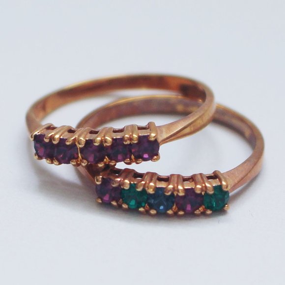 Joan Rivers Shades of Simulated Tourmaline - Picture 1 of 3